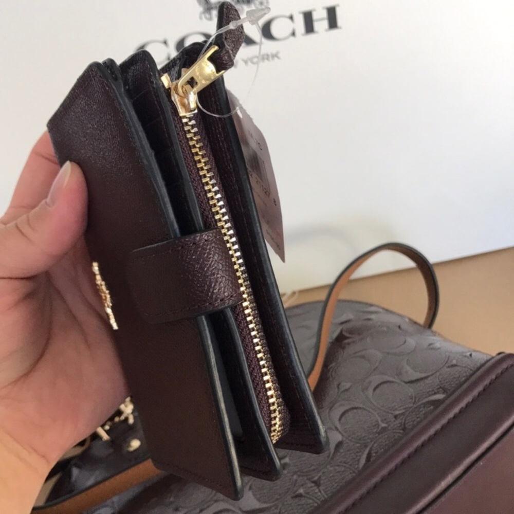 🌸🎆coach Sierra set🎆oxblood /Satchel/crossbody - Picture 5 of 8